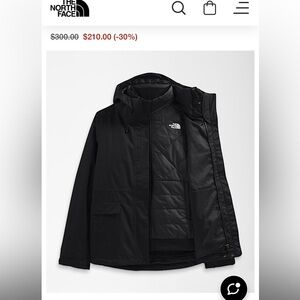 Women’s 3 in 1 North Face Coat